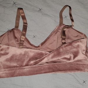 Intimates & Sleepwear - Dusty pink velvet bralette Intimates & Sleepwear - Dusty pink velvet bralette